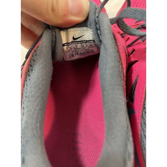 Nike Dual Fusion Run 2 Pink Grey Athletic Running Cross Training Shoes  Size 7.5 - Picture 9 of 13